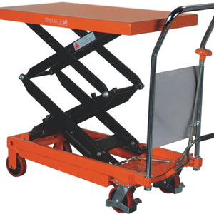 Double Scissor Lift Table Lift 350kg 1300mm High - Quality Jack