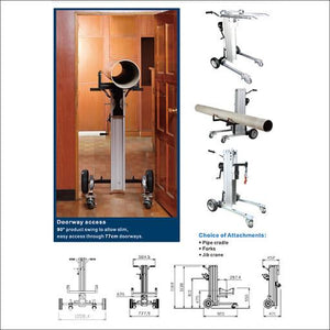 Material Lifter Trolley Capacity 180kg | QualityJack