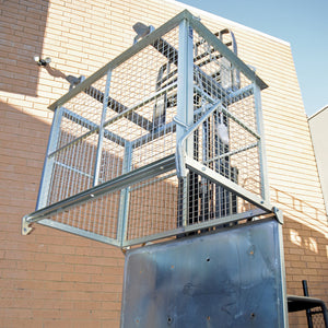 Drop Bottom Bin With Mesh Sides | QualityJack