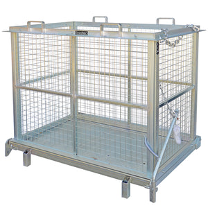 Drop Bottom Bin With Mesh Sides | QualityJack