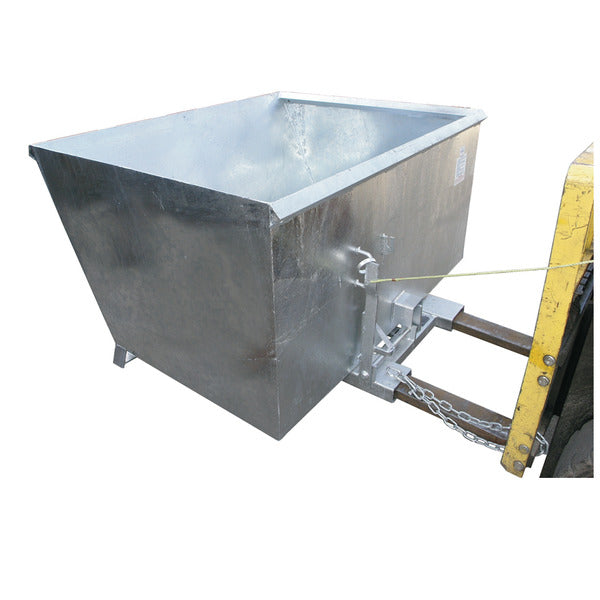 1000kg Capacity Heavy Duty Tipping Bins with Lever Release Mechanism