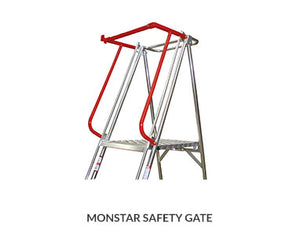 6 Step Monstar Industrial Platform Ladder 1690mm - Quality Jack