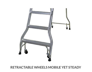 3 Step Monstar Platform Ladder 850mm Monstar3 - Quality Jack