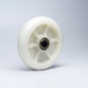 Nylon Pallet Jack Stacker Truck 180mmx50mm wide Steer Rear Wheels | QualityJack