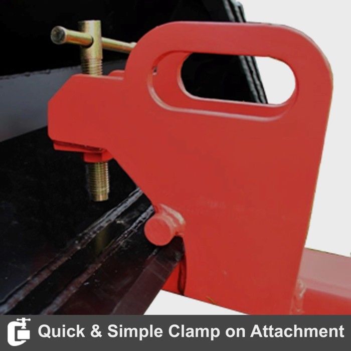 Heavy Duty 900kg Front End Bucket Loader Clamp Fork Extensions