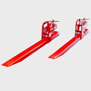 Heavy Duty 1350kg Front End Bucket Loader Clamp Fork Extensions | QualityJack
