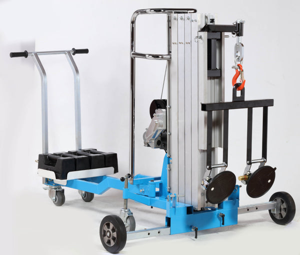 Heavy Duty Electric Material Lifter 250Kg , Portable Glass Lifter