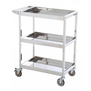 Three Tier Stainless Steel Industrial Platform Trolley 200Kg - Quality Jack